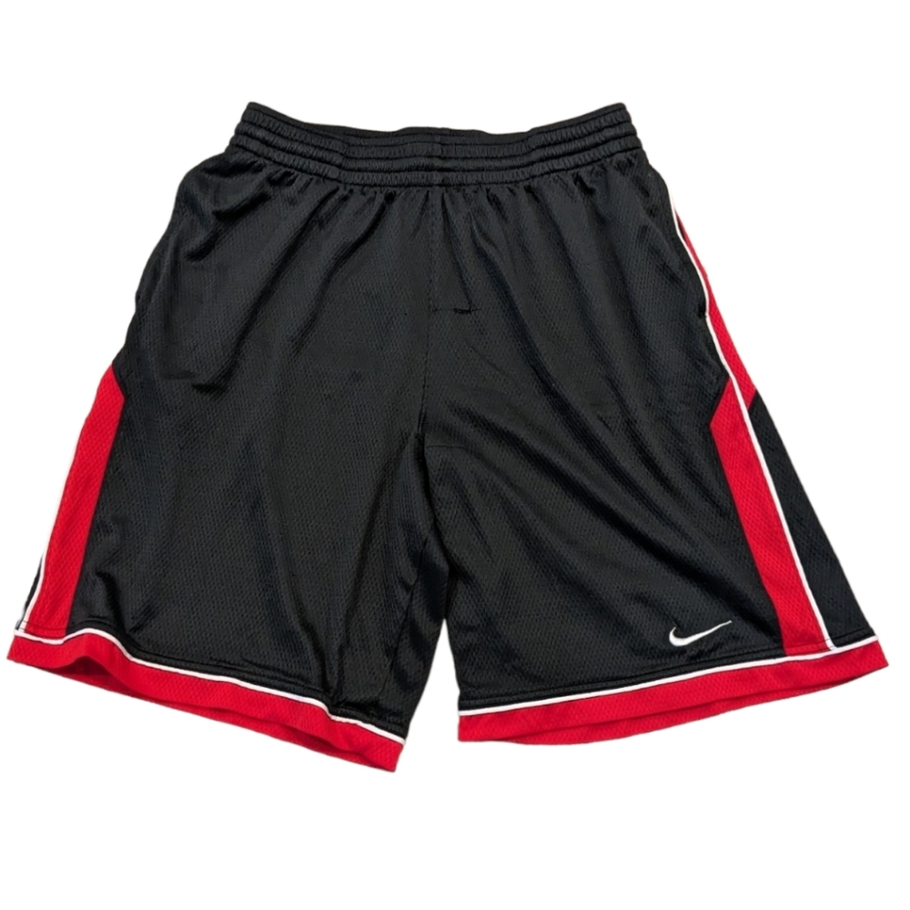 Nike Dri-Fit Basketball Shorts Black and Red Size Medium
